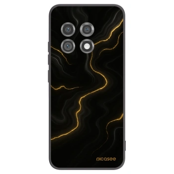 Picasee silikonski črni ovitek za OnePlus 11 5G - Thunder