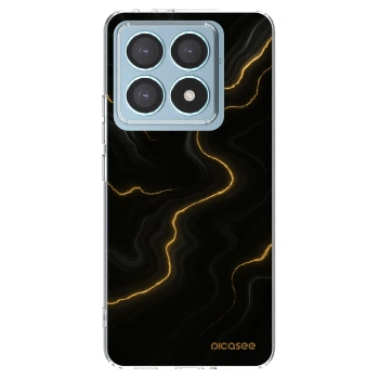 Picasee silikonski prozorni ovitek za Xiaomi 14T Pro - Thunder