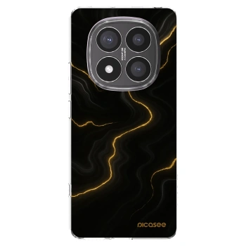 Picasee silikonski prozorni ovitek za Xiaomi Redmi Note 14 Pro+ 5G - Thunder