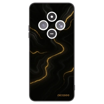 Picasee silikonski črni ovitek za Xiaomi Redmi 14C - Thunder