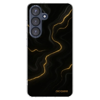 Picasee silikonski prozorni ovitek za Samsung Galaxy S25 5G - Thunder