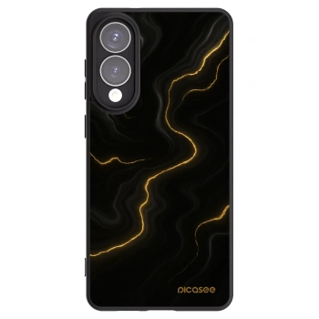 Picasee silikonski črni ovitek za Samsung Galaxy S25 Edge 5G - Thunder