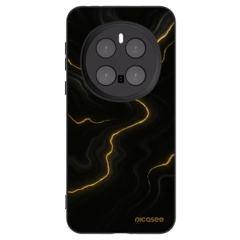 Picasee silikonski črni ovitek za Honor Magic7 Pro 5G - Thunder