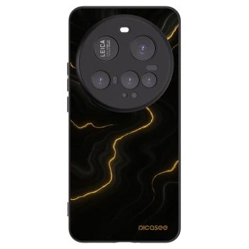 Picasee silikonski črni ovitek za Xiaomi 15 Ultra - Thunder