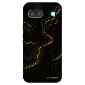 Picasee silikonski črni ovitek za Google Pixel 8a - Thunder