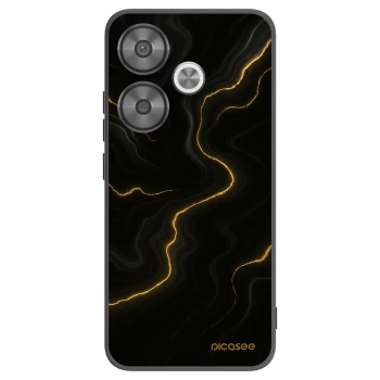Picasee silikonski črni ovitek za Xiaomi Poco F6 - Thunder