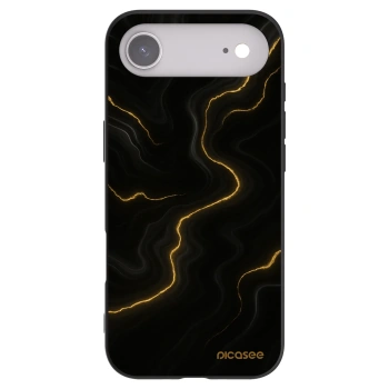 Picasee silikonski črni ovitek za Apple iPhone Air - Thunder