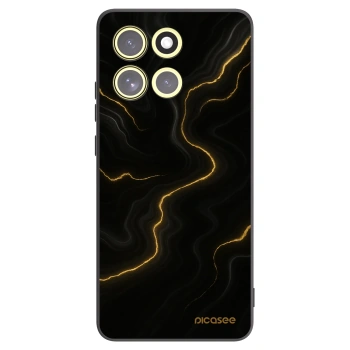 Picasee silikonski črni ovitek za Motorola Moto G86 5G - Thunder