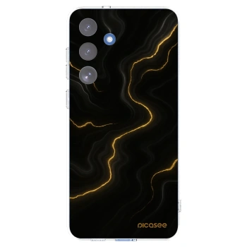 Picasee silikonski prozorni ovitek za Samsung Galaxy S25 FE 5G - Thunder