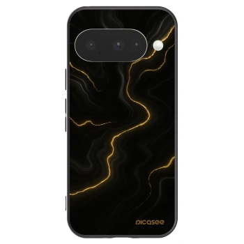 Picasee silikonski črni ovitek za Google Pixel 10 - Thunder
