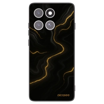 Picasee silikonski črni ovitek za Motorola Edge 60 Fusion - Thunder