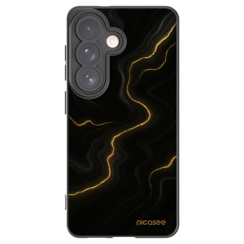 Picasee silikonski črni ovitek za Samsung Galaxy S26 - Thunder