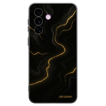 Picasee silikonski črni ovitek za Samsung Galaxy A57 5G - Thunder