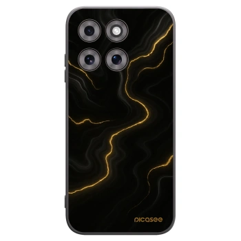 Picasee silikonski črni ovitek za Motorola Moto G77 - Thunder