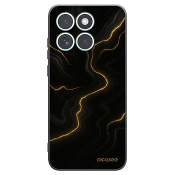 Picasee silikonski črni ovitek za Motorola Edge 70 Fusion - Thunder