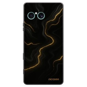 Picasee silikonski črni ovitek za Sony Xperia 10 VII - Thunder