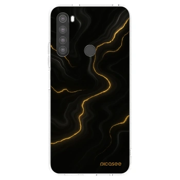 Picasee silikonski prozorni ovitek za Xiaomi Redmi Note 8 - Thunder