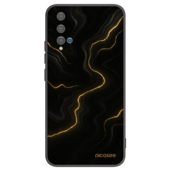 Picasee silikonski črni ovitek za Huawei Nova 5T - Thunder