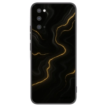 Picasee silikonski črni ovitek za Samsung Galaxy S20 G980F - Thunder