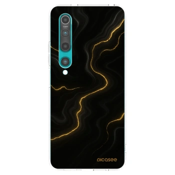 Picasee silikonski prozorni ovitek za Xiaomi Mi 10 - Thunder