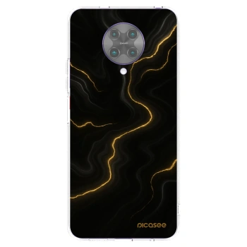 Picasee silikonski prozorni ovitek za Xiaomi Poco F2 Pro - Thunder