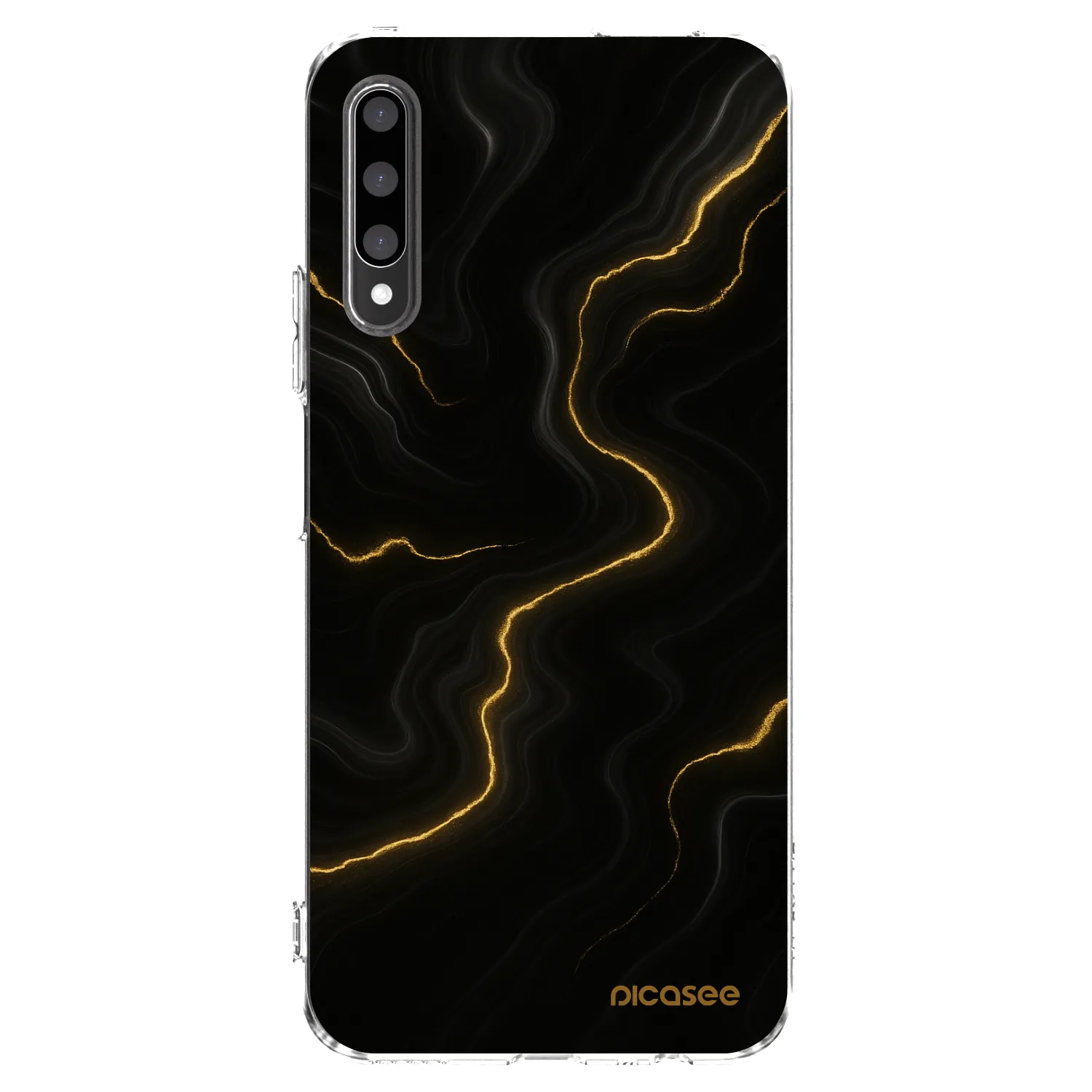 Picasee silikonski prozorni ovitek za Honor 9X Pro - Thunder