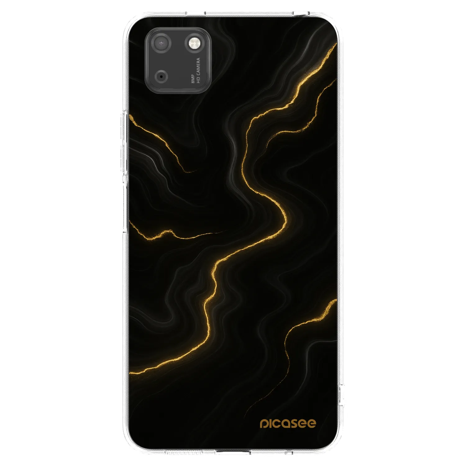 Picasee silikonski prozorni ovitek za Huawei Y5P - Thunder