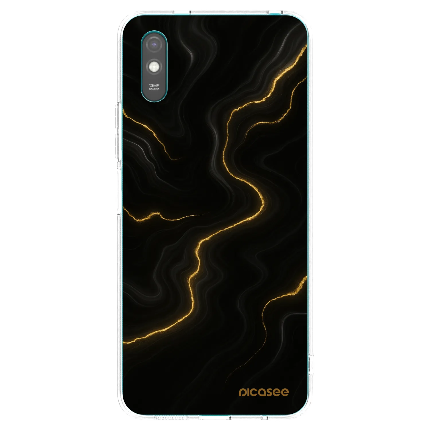 Picasee silikonski prozorni ovitek za Xiaomi Redmi 9A - Thunder