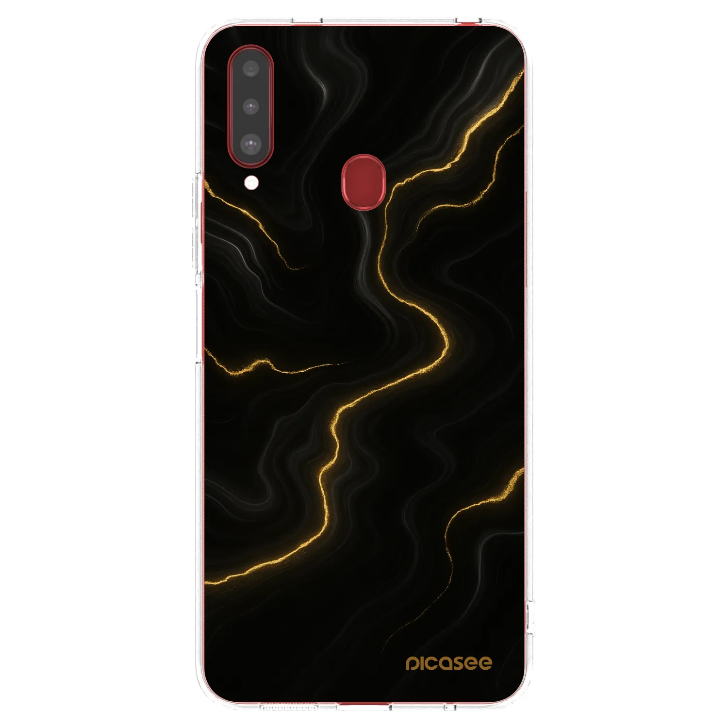 Picasee silikonski prozorni ovitek za Samsung Galaxy A20s - Thunder