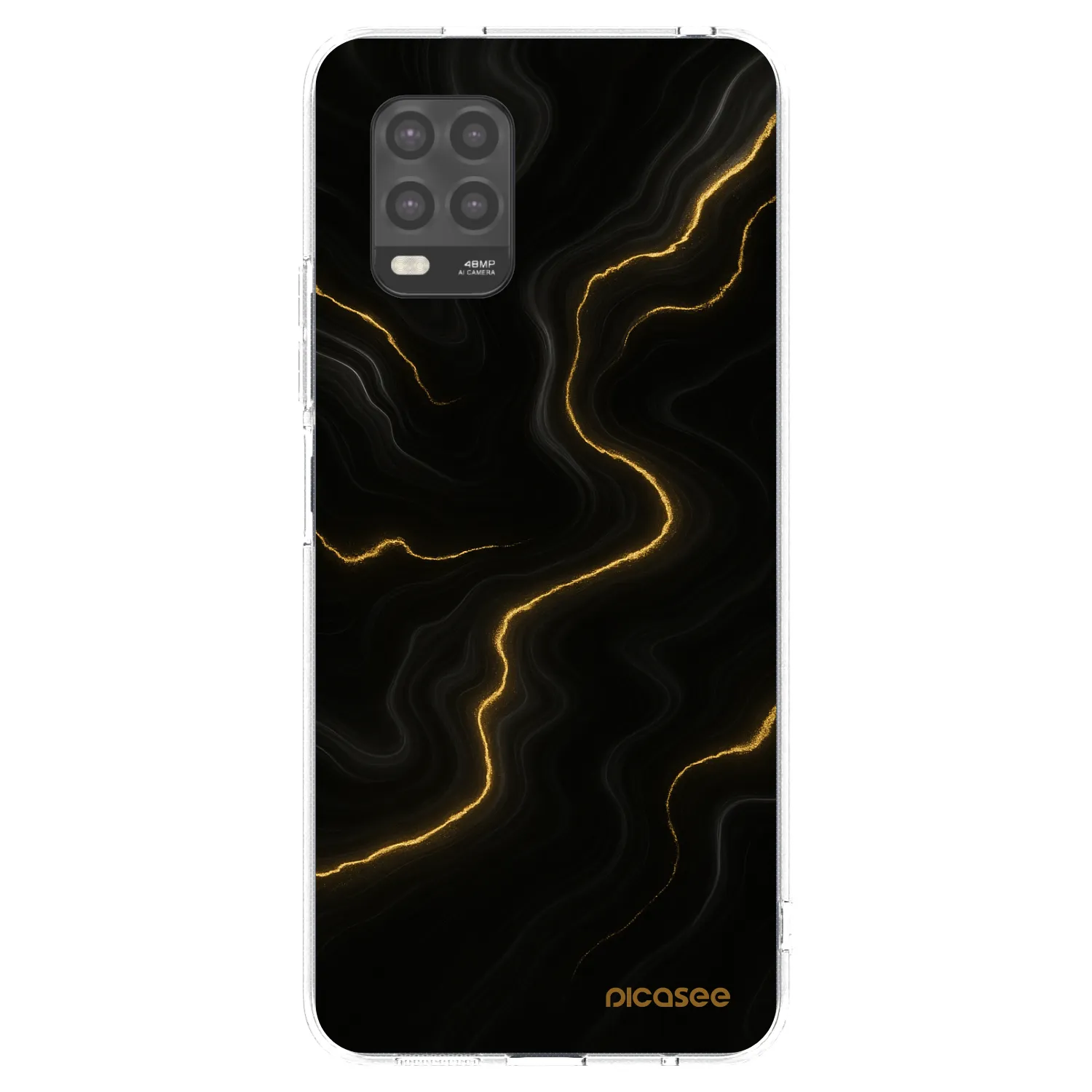 Picasee silikonski prozorni ovitek za Xiaomi Mi 10 Lite - Thunder