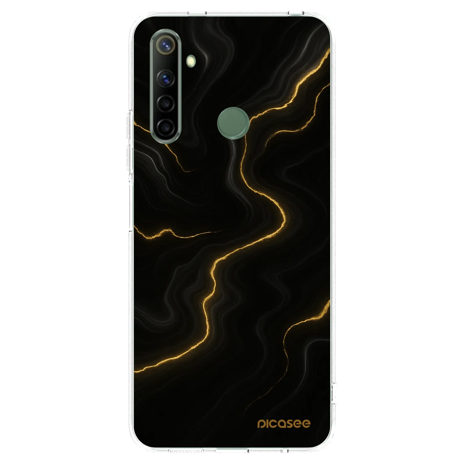 Picasee silikonski prozorni ovitek za Realme 6i - Thunder
