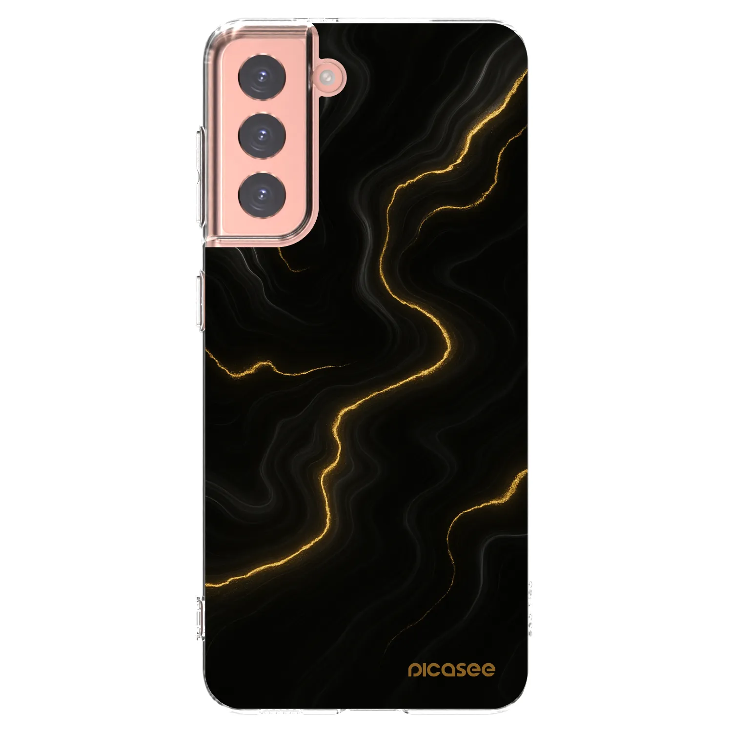 Picasee silikonski prozorni ovitek za Samsung Galaxy S21 5G G991B - Thunder