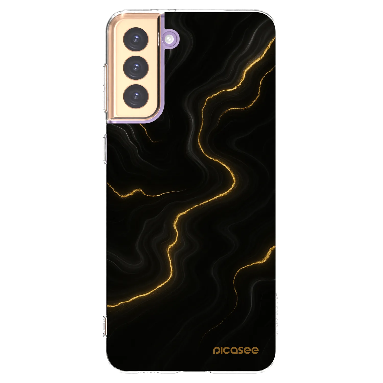 Picasee silikonski prozorni ovitek za Samsung Galaxy S21+ 5G G996F - Thunder