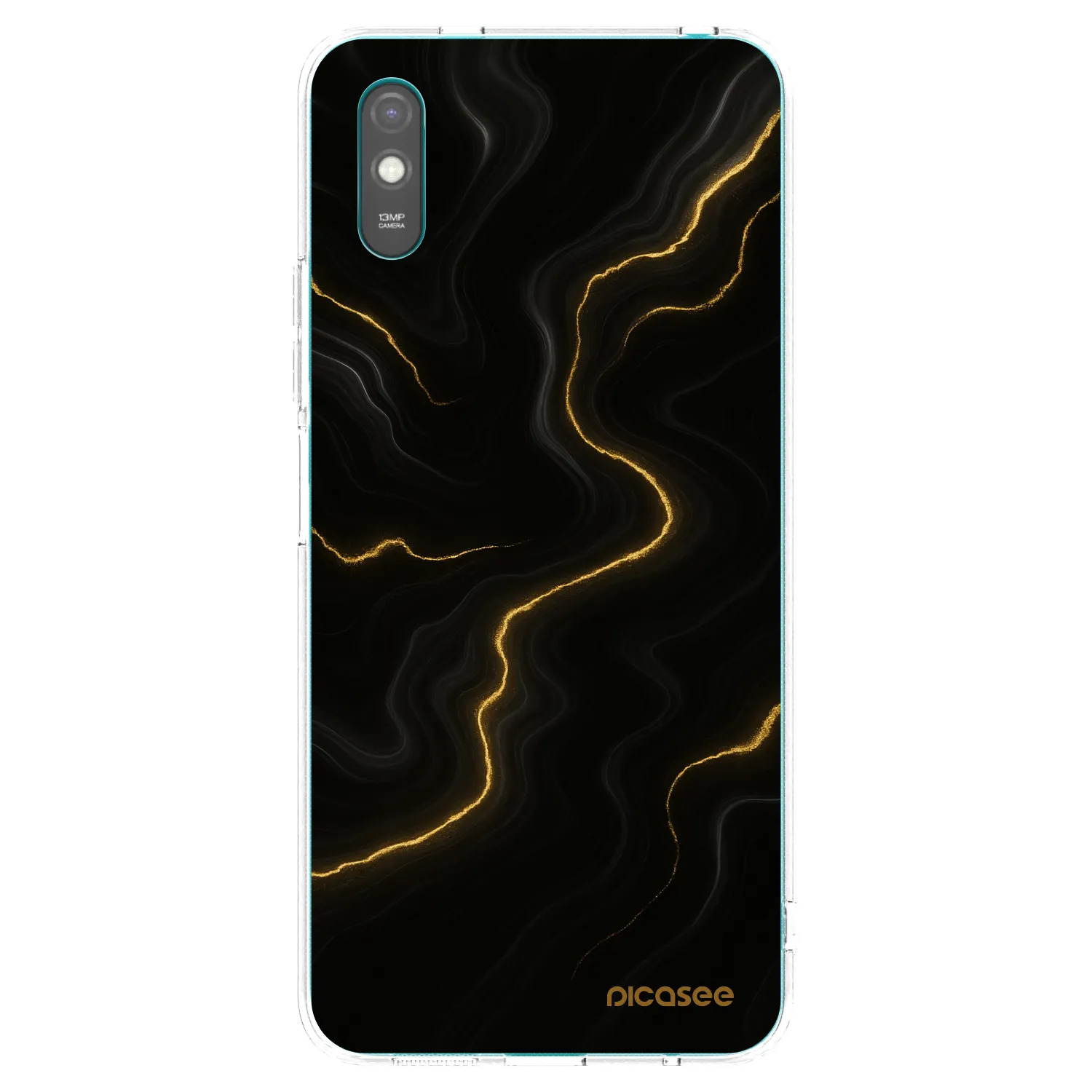 Picasee silikonski prozorni ovitek za Xiaomi Redmi 9AT - Thunder
