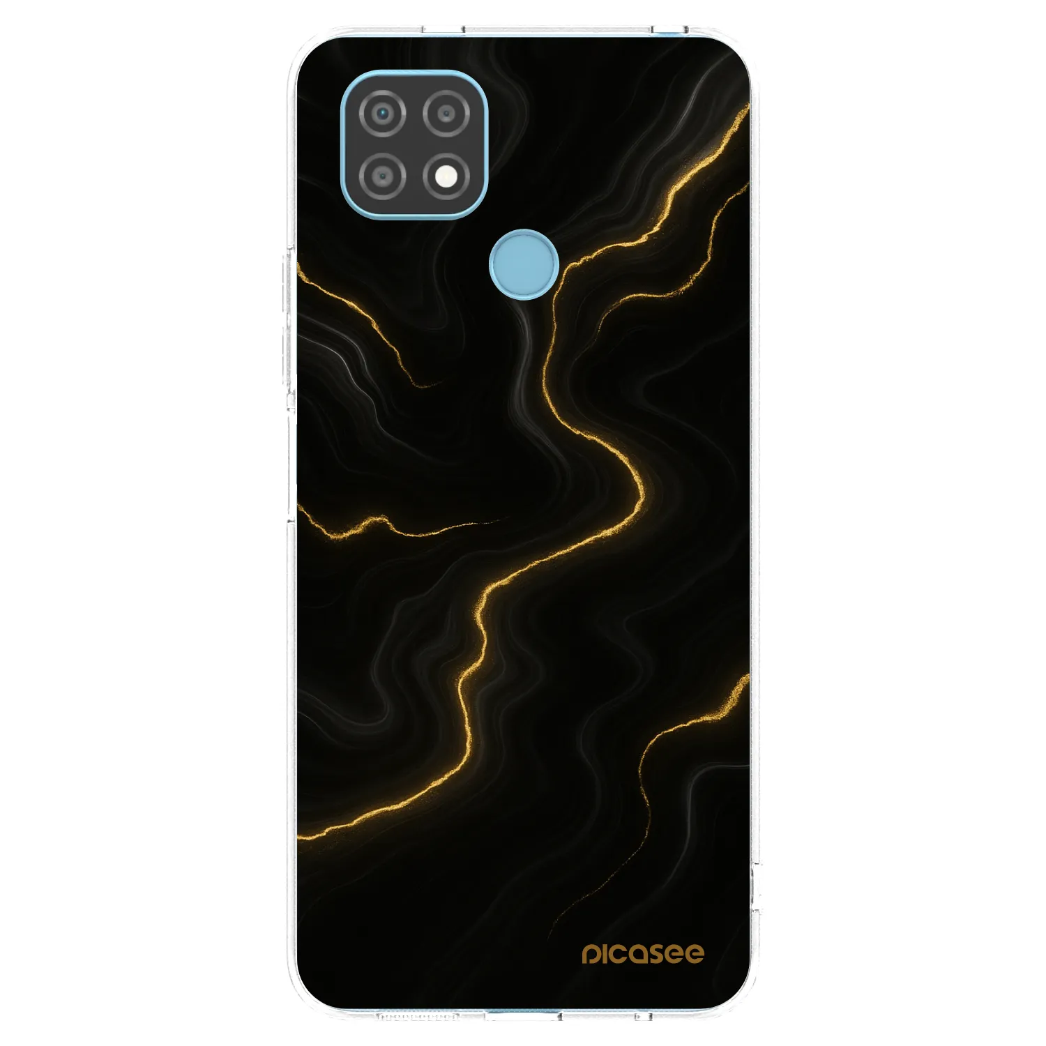 Picasee silikonski prozorni ovitek za Realme C21 - Thunder
