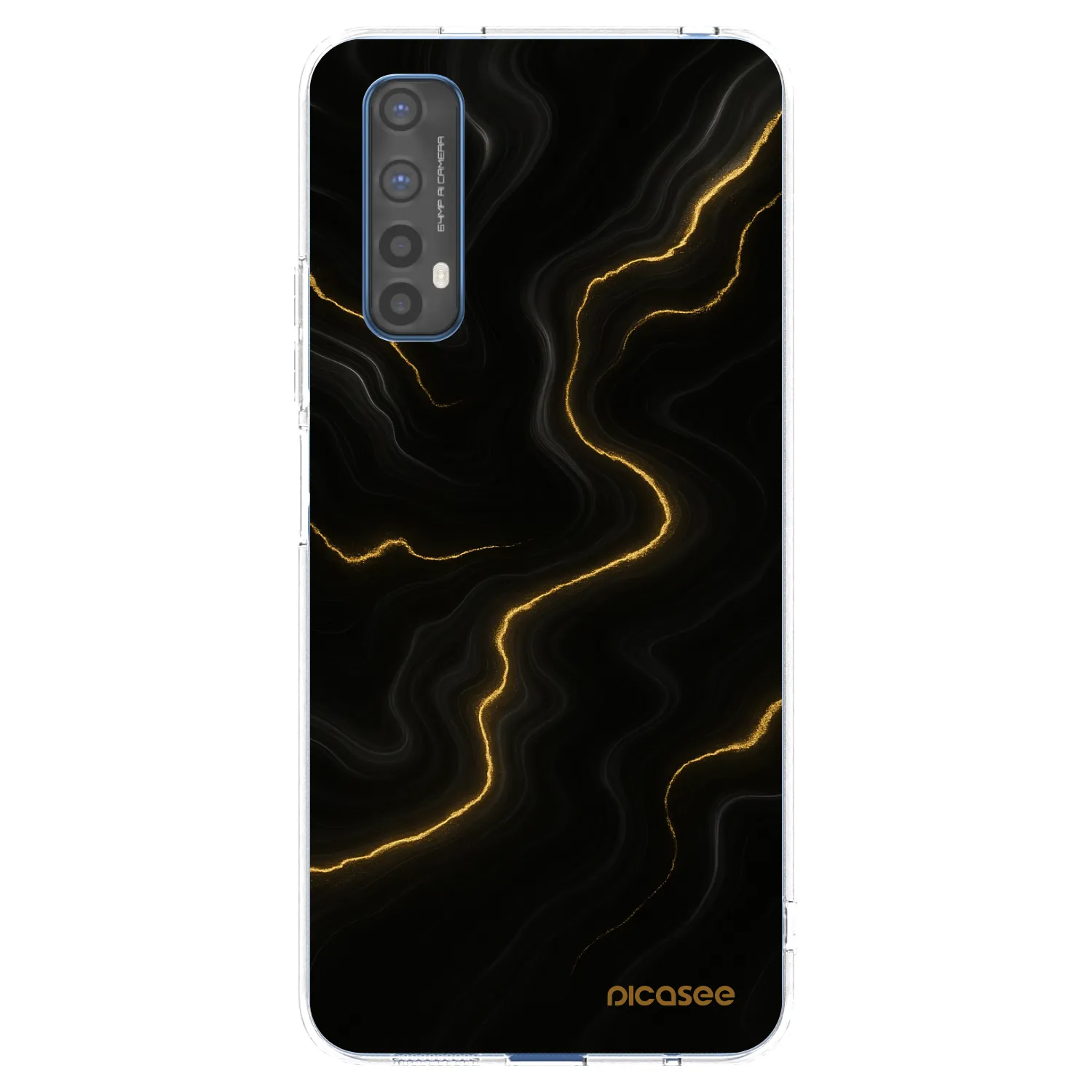 Picasee silikonski prozorni ovitek za Realme 7 - Thunder