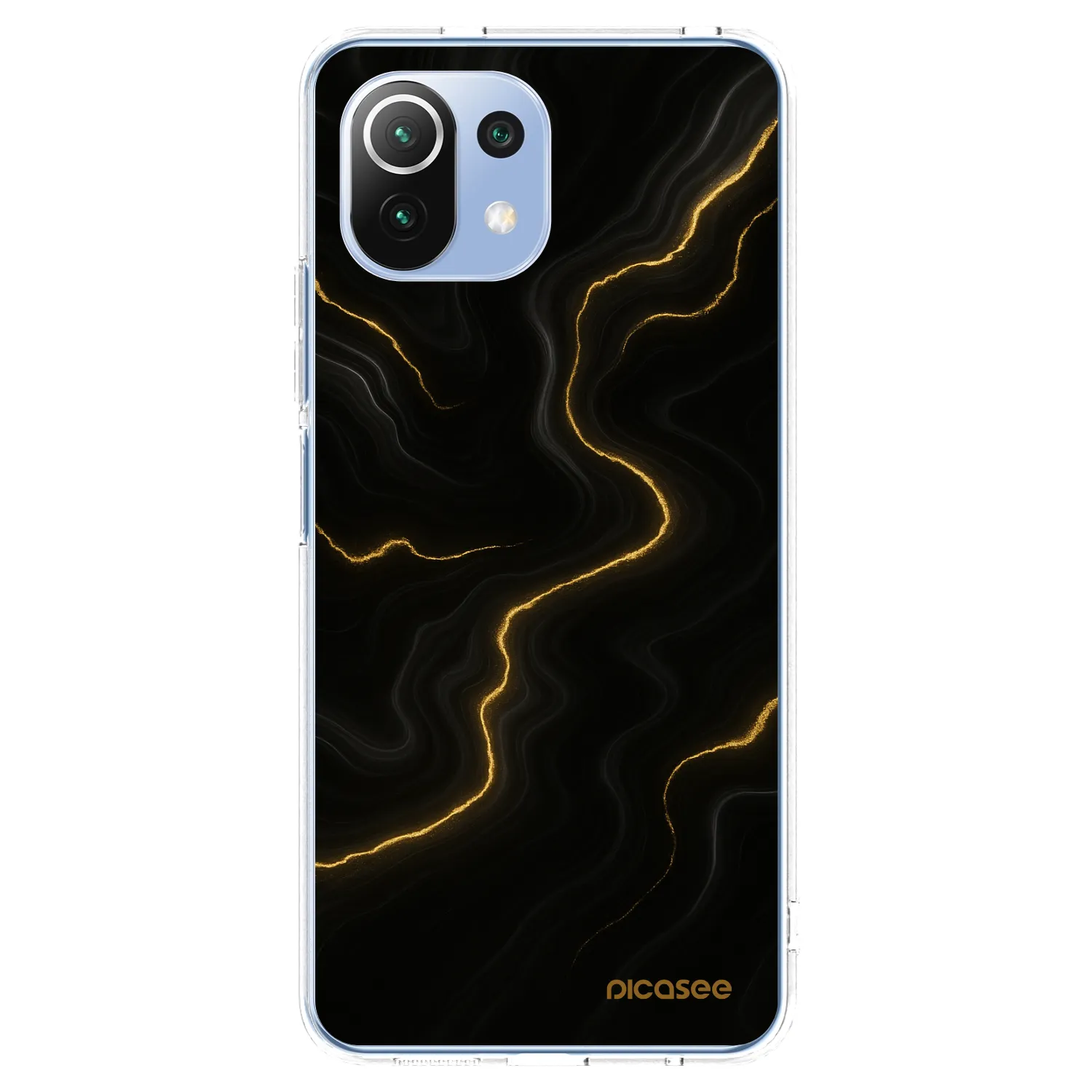 Picasee silikonski prozorni ovitek za Xiaomi 11 Lite 5G NE - Thunder