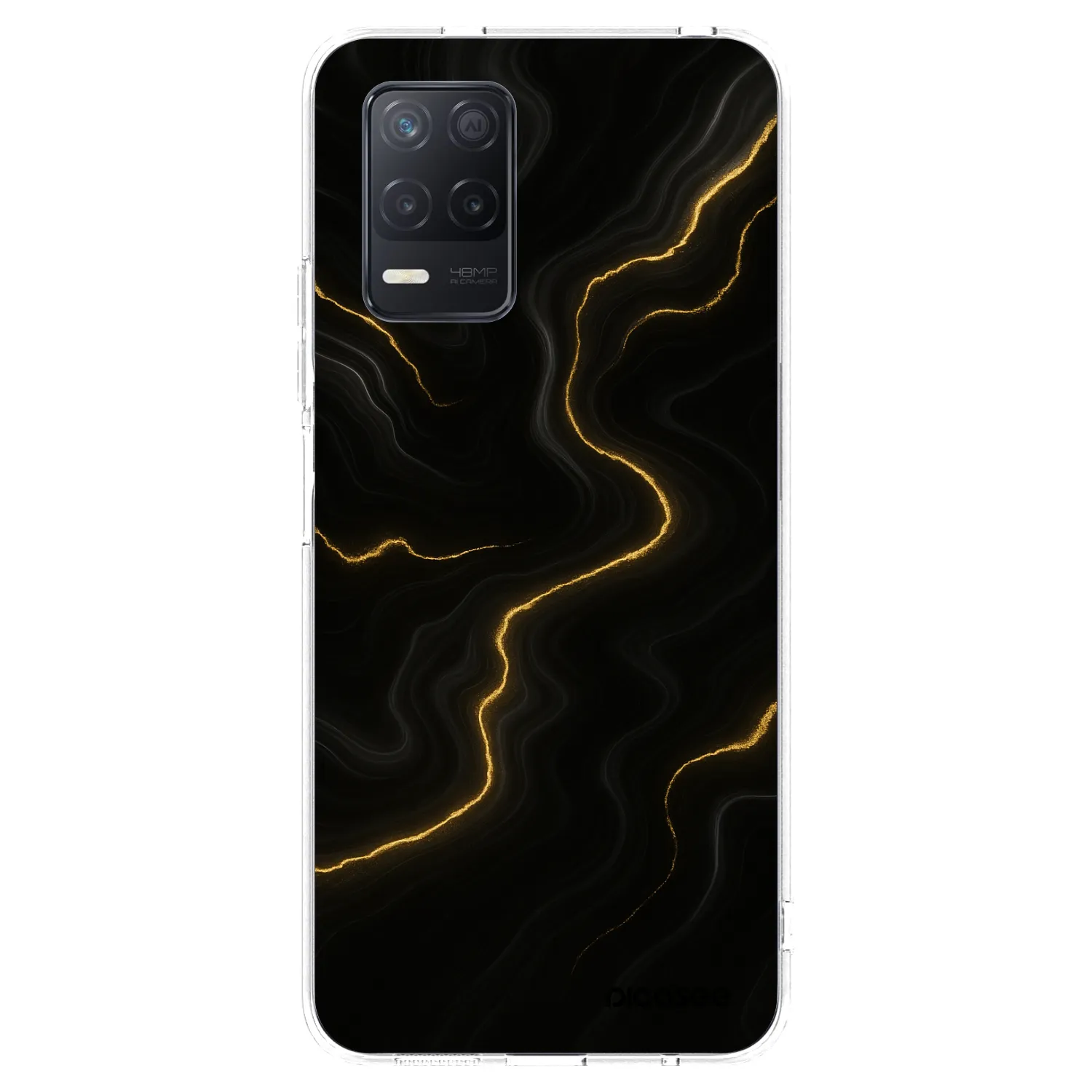 Picasee silikonski prozorni ovitek za Realme 8 5G - Thunder