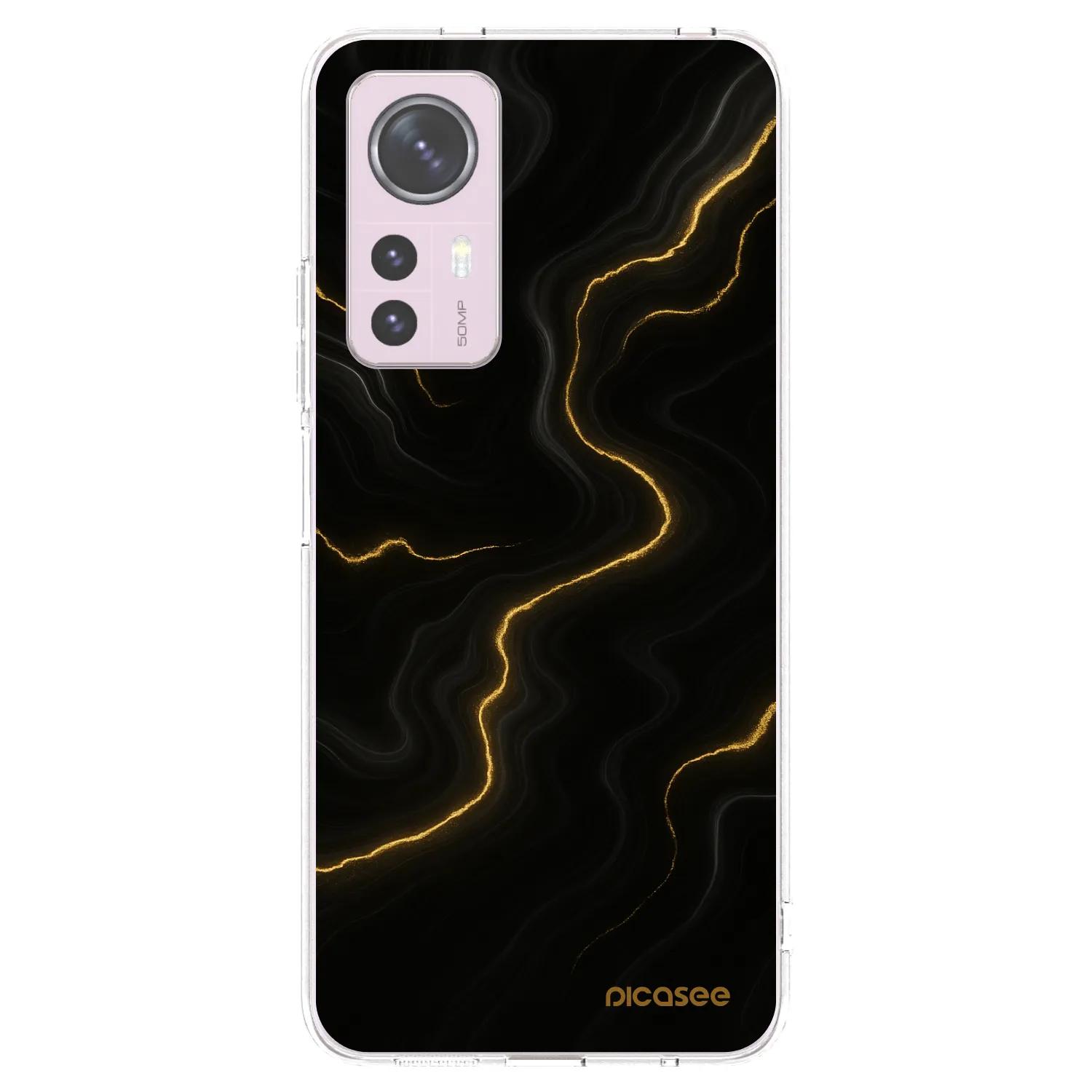 Picasee silikonski prozorni ovitek za Xiaomi 12 - Thunder