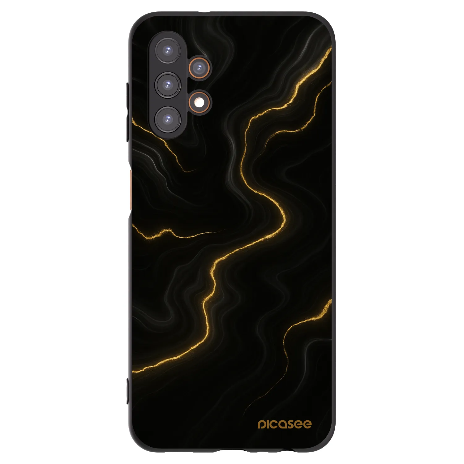 Picasee silikonski črni ovitek za Samsung Galaxy A13 4G A135 - Thunder