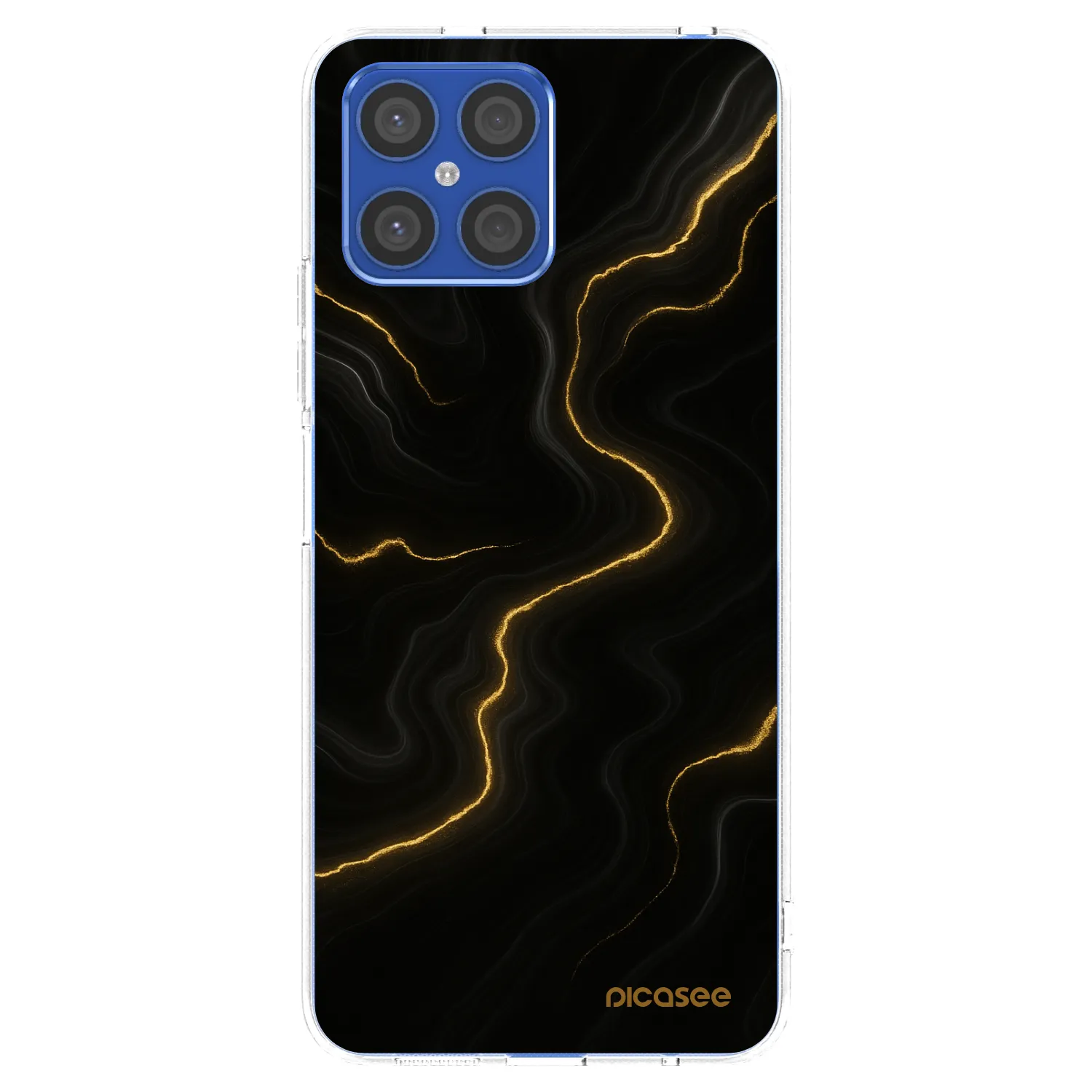 Picasee silikonski prozorni ovitek za Honor X8 4G - Thunder