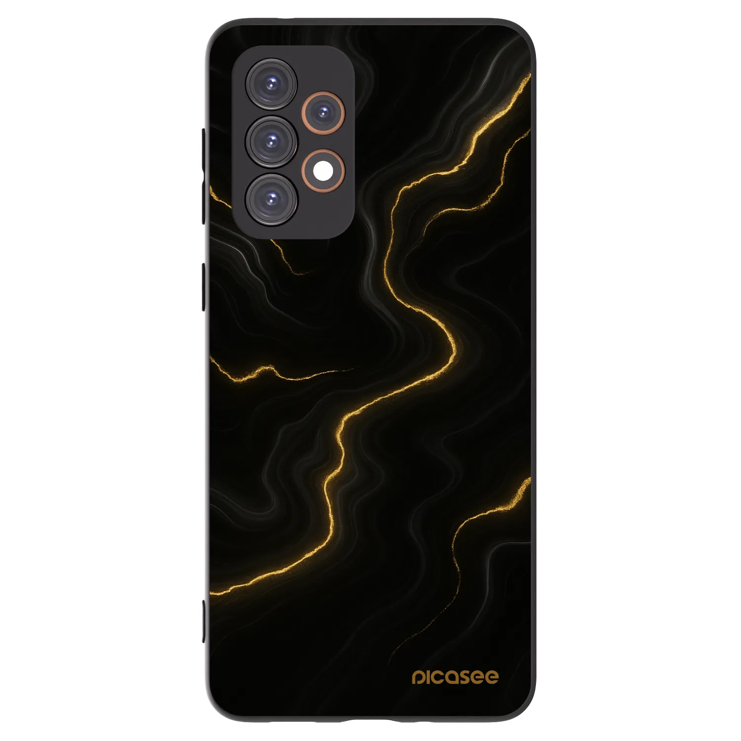 Picasee silikonski črni ovitek za Samsung Galaxy A33 5G A336 - Thunder