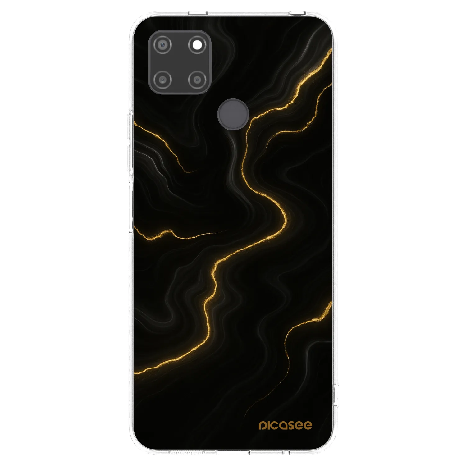Picasee silikonski prozorni ovitek za Realme C21Y - Thunder