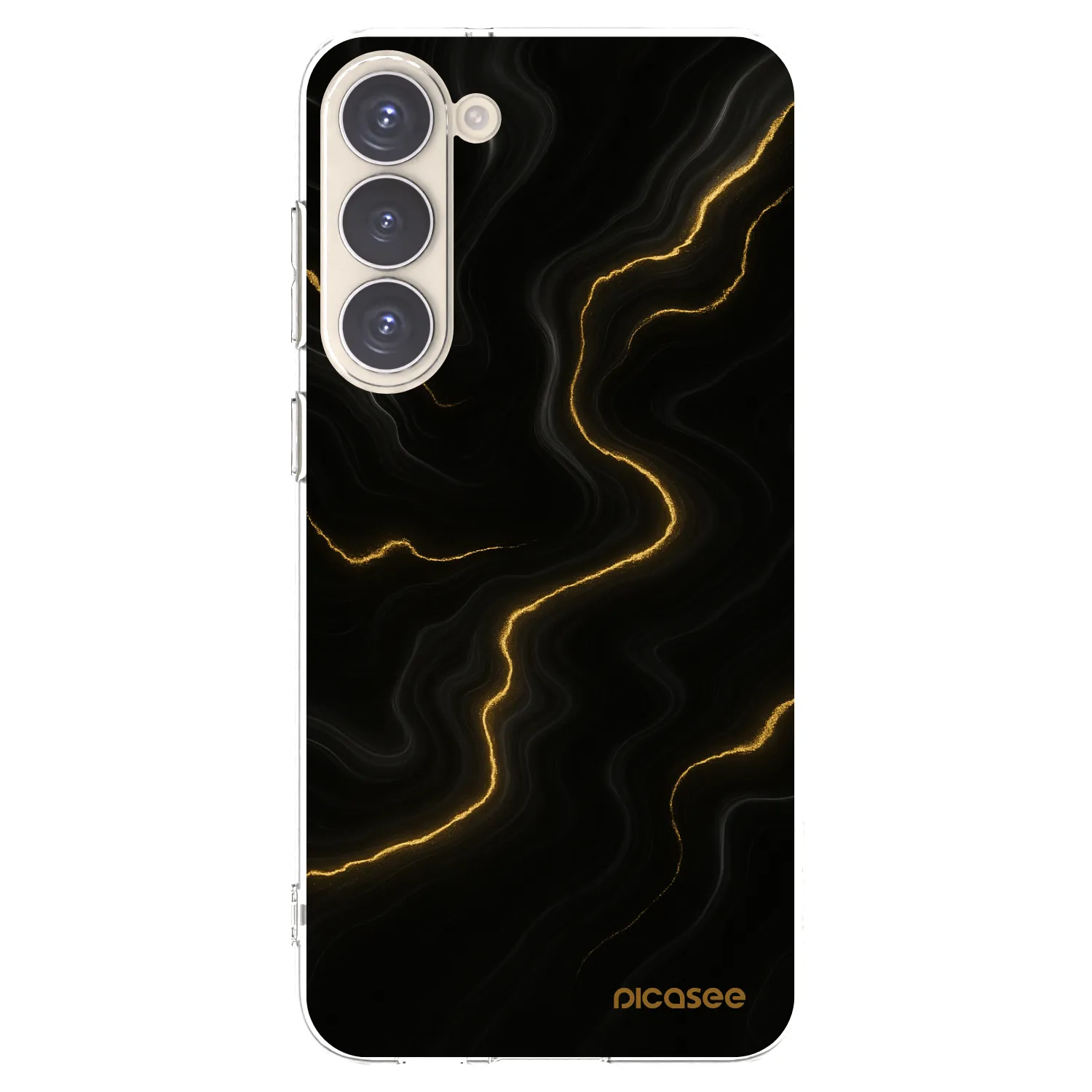 Picasee silikonski prozorni ovitek za Samsung Galaxy S23+ 5G - Thunder