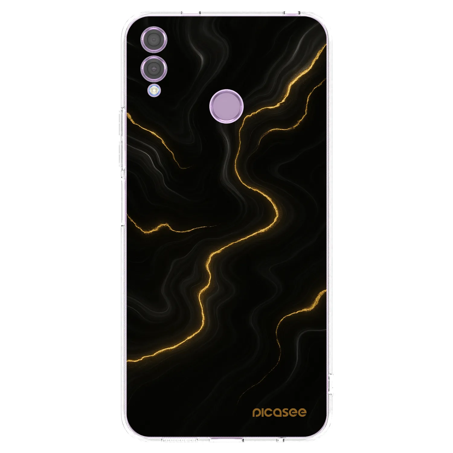Picasee silikonski prozorni ovitek za Honor 8X - Thunder