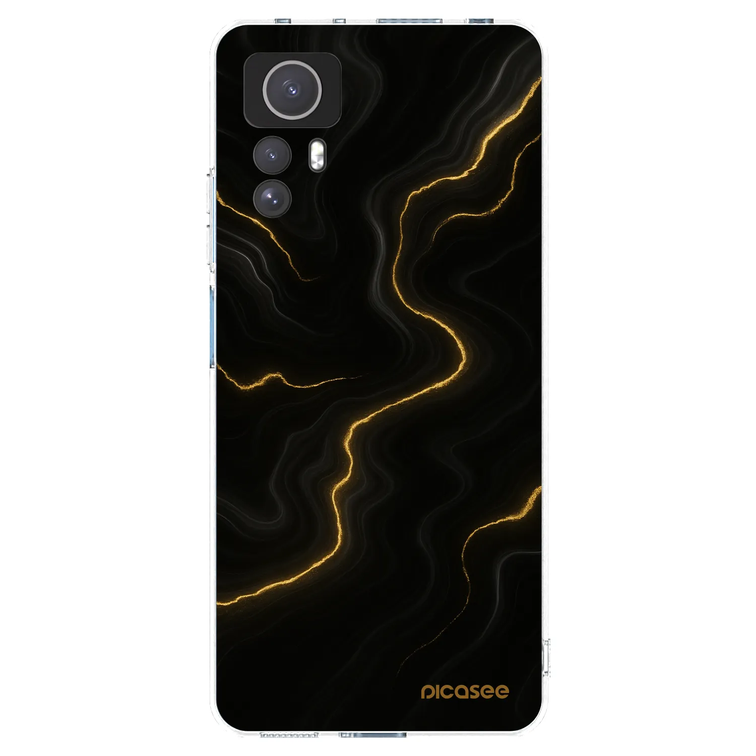 Picasee silikonski prozorni ovitek za Xiaomi Redmi Note 12S - Thunder