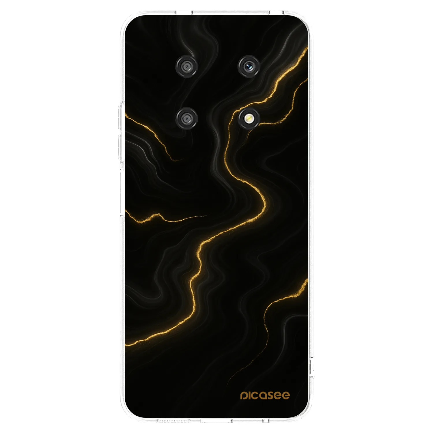 Picasee silikonski prozorni ovitek za Honor Magic4 Lite 5G - Thunder