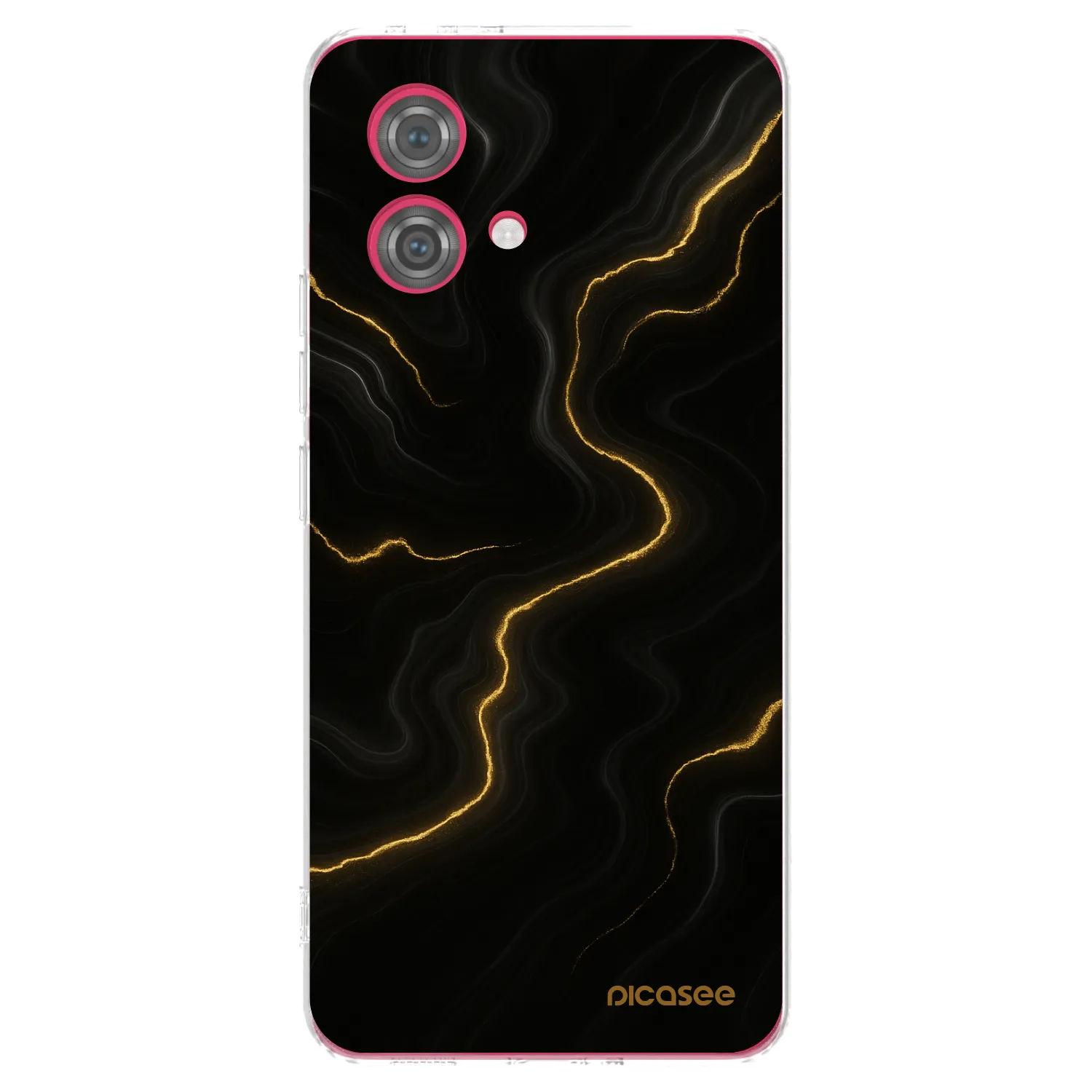 Picasee silikonski prozorni ovitek za Motorola Moto G84 5G - Thunder