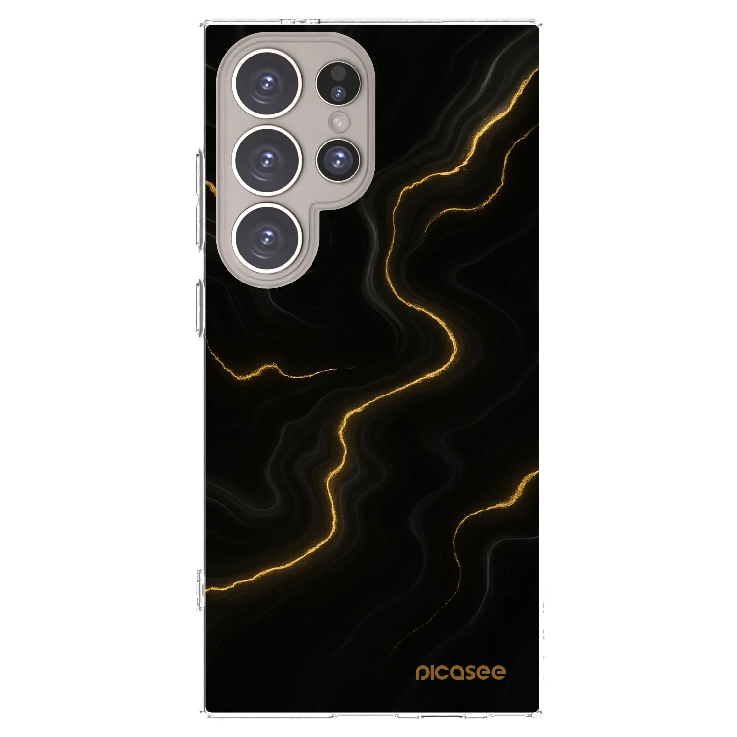 Picasee silikonski prozorni ovitek za Samsung Galaxy S24 Ultra S928B 5G - Thunder