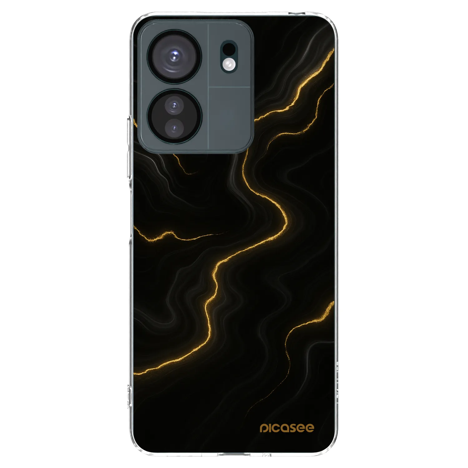 Picasee silikonski prozorni ovitek za Xiaomi Redmi 13C 4G - Thunder